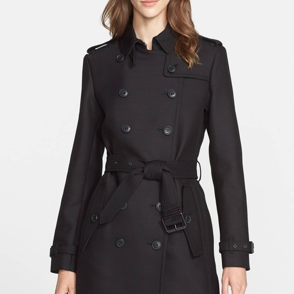 Burberry Jackets & Blazers - Bramington Cotton Wool Blend Twill Trench Coat